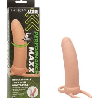 Performance Maxx Rechargeable Thick Dual Penetrator - Ivory