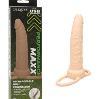 Performance Maxx Rechargeable Dual Penetrator - Ivory