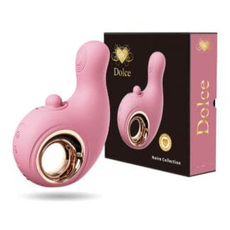 Dolce Dual Action Tapping Vibrator - Pink