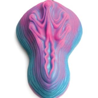 Creature Cocks Vulvaron Vibrating Silicone Grinder w/Remote Control - Pink/Teal/Purple